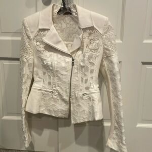 BCBG MaxAzria White Jacket